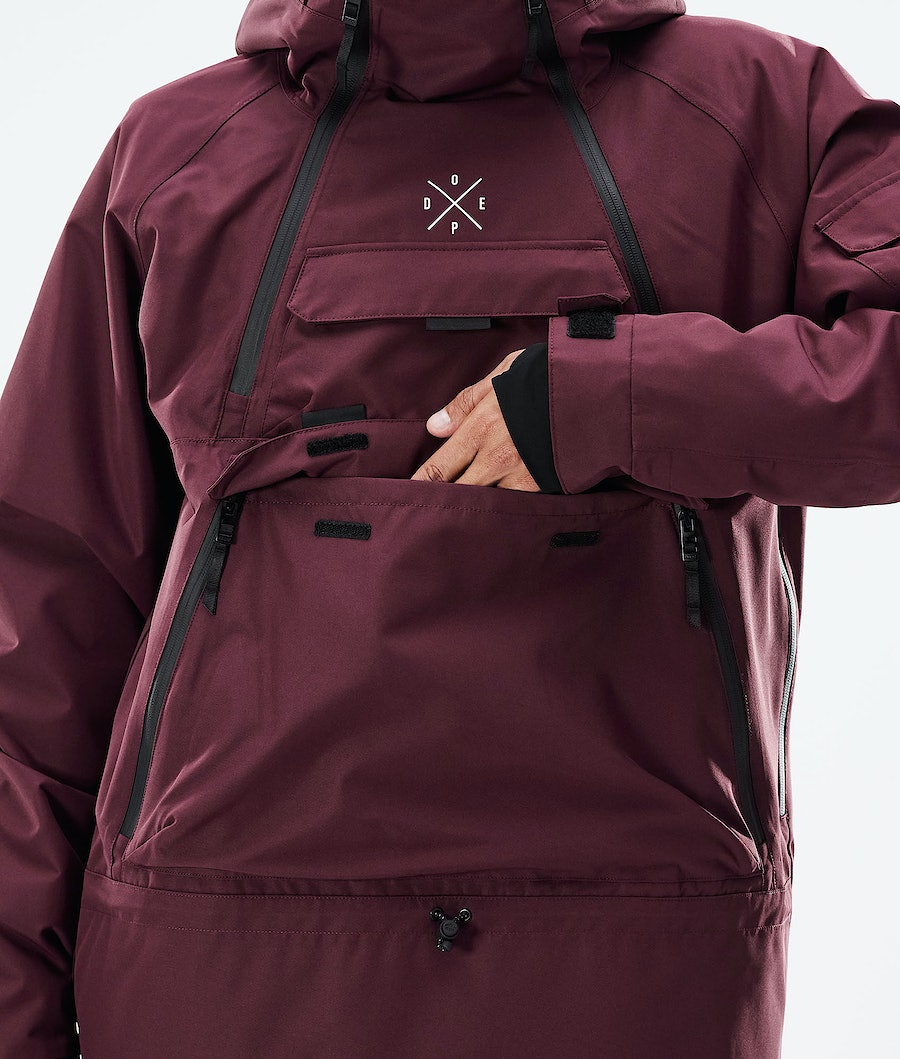 Dope Akin 2021 Snowboardjacke Herren Bordeaux | 253-AUORMJ
