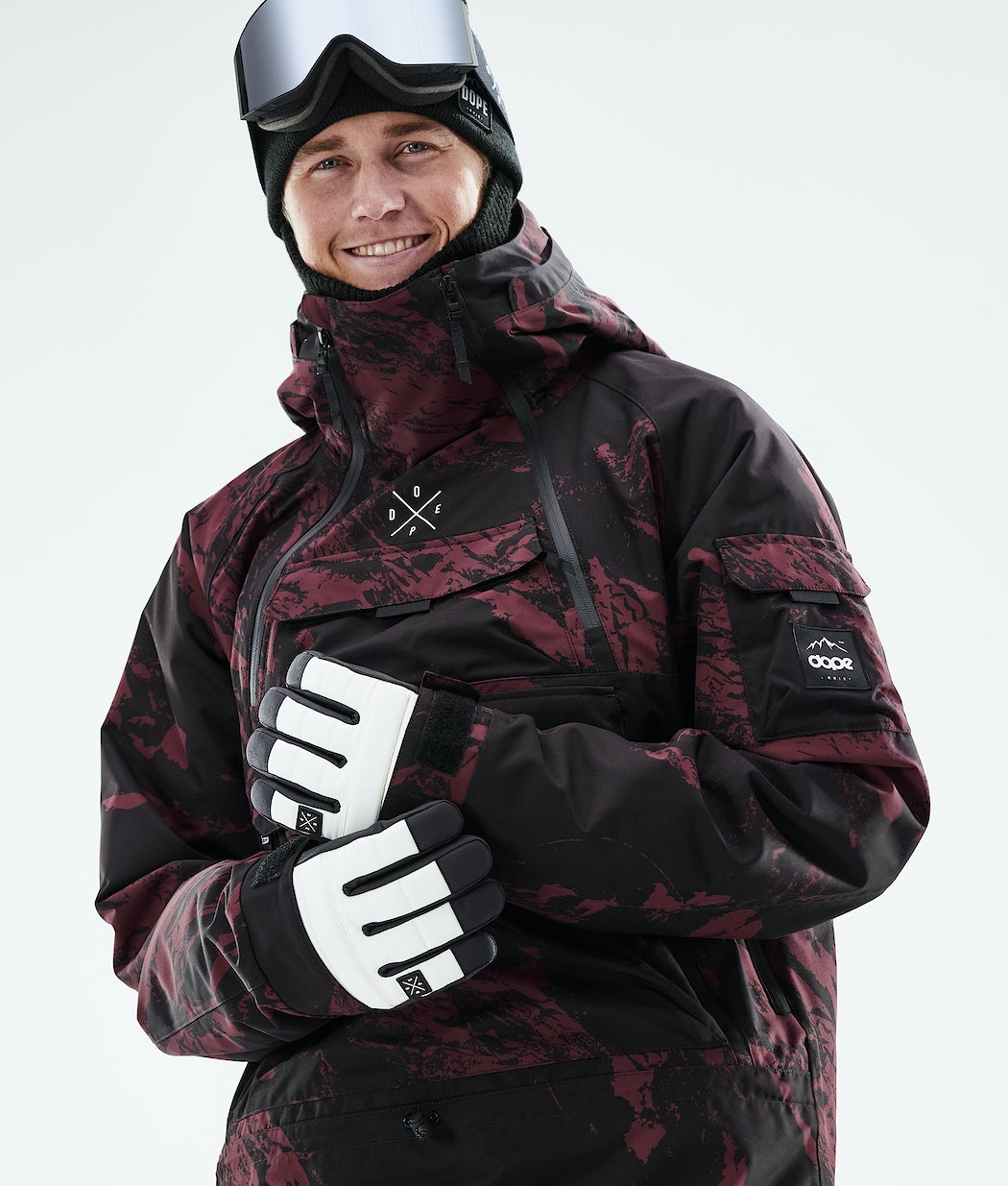 Dope Akin 2021 Snowboardjacke Herren Bordeaux | 985-JZNEVD