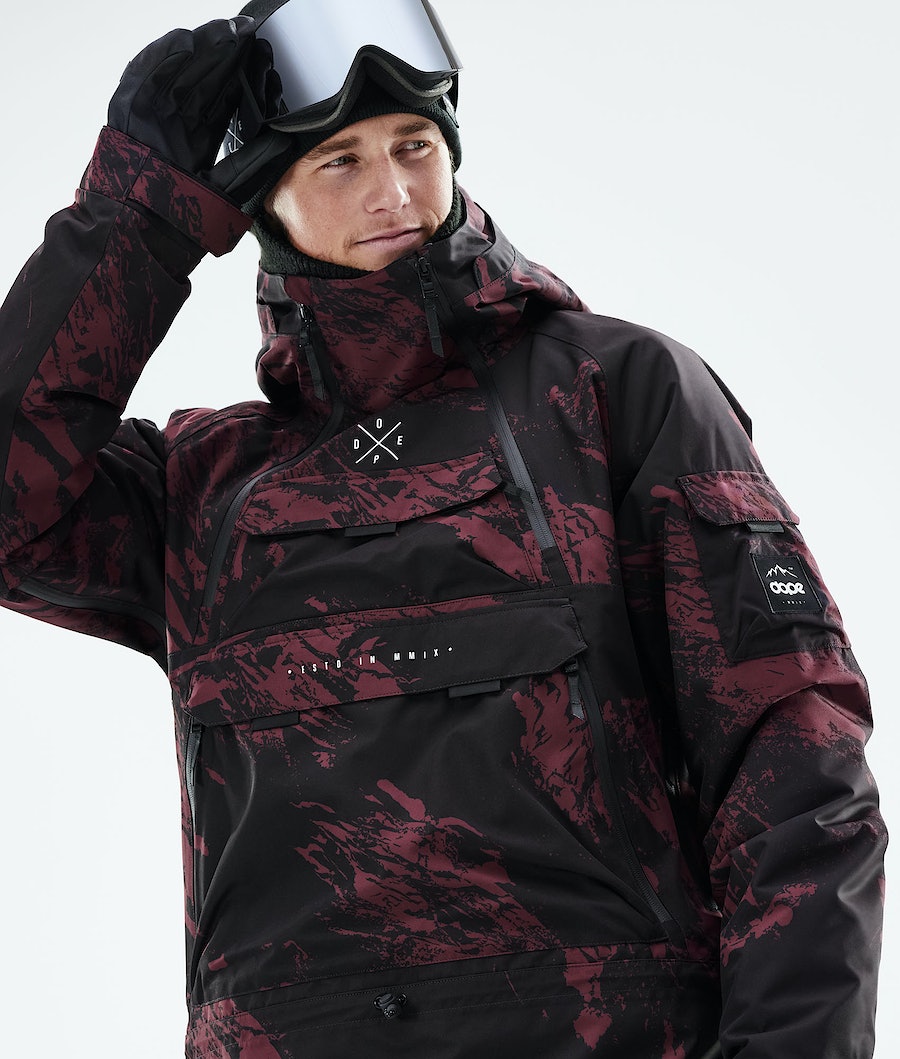 Dope Akin 2021 Snowboardjacke Herren Bordeaux | 985-JZNEVD
