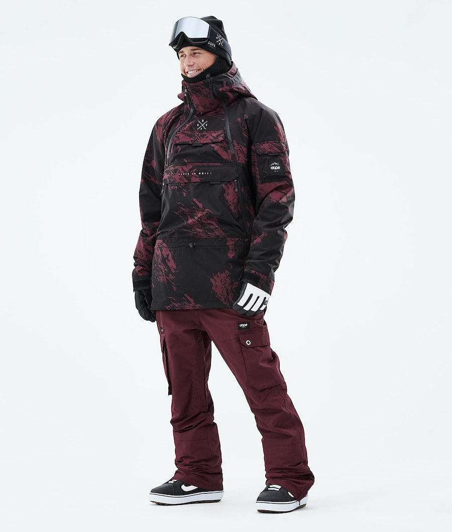 Dope Akin 2021 Snowboardjacke Herren Bordeaux | 985-JZNEVD