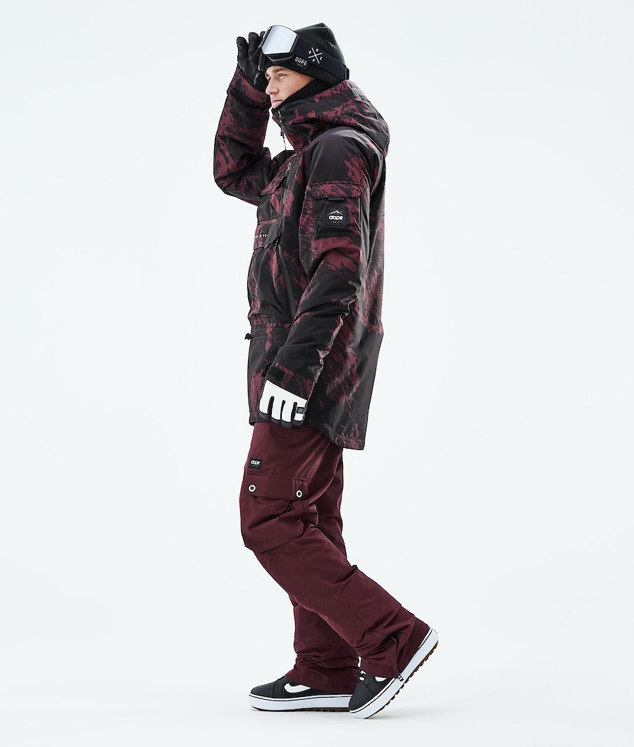 Dope Akin 2021 Snowboardjacke Herren Bordeaux | 985-JZNEVD