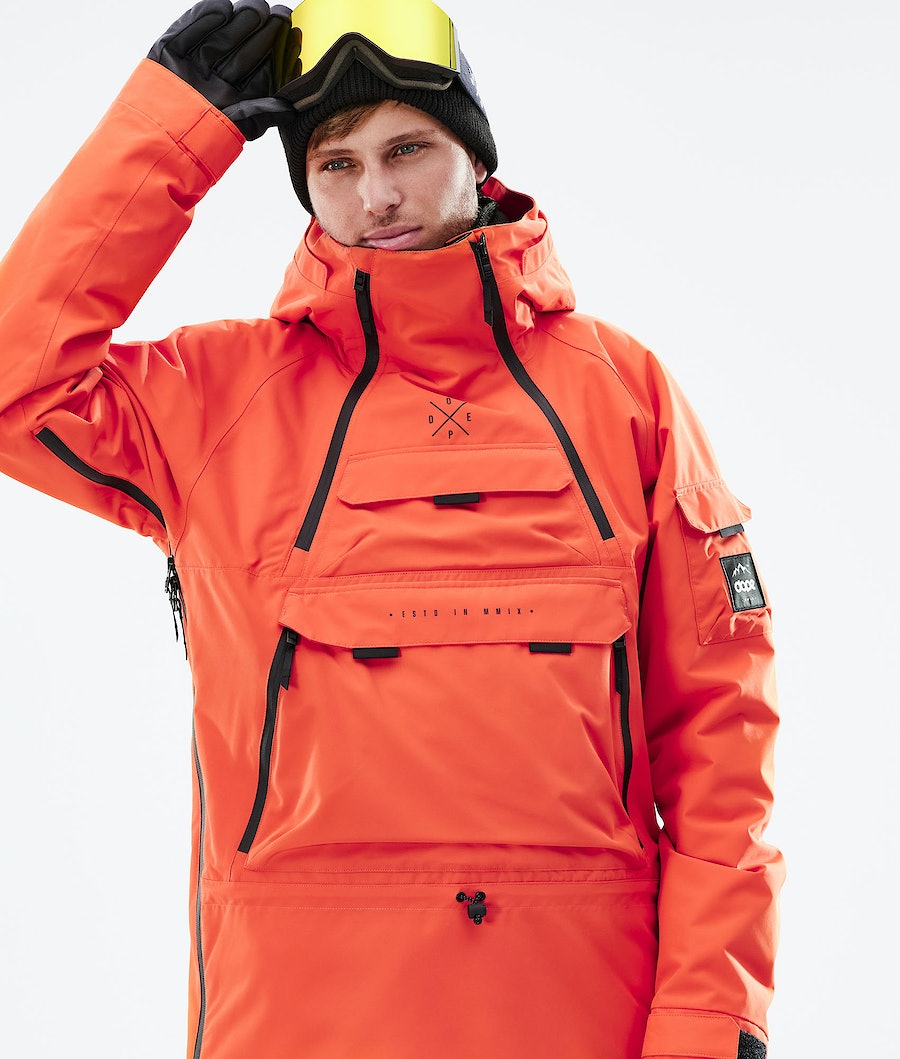 Dope Akin 2021 Snowboardjacke Herren Orange | 029-FLGRUZ