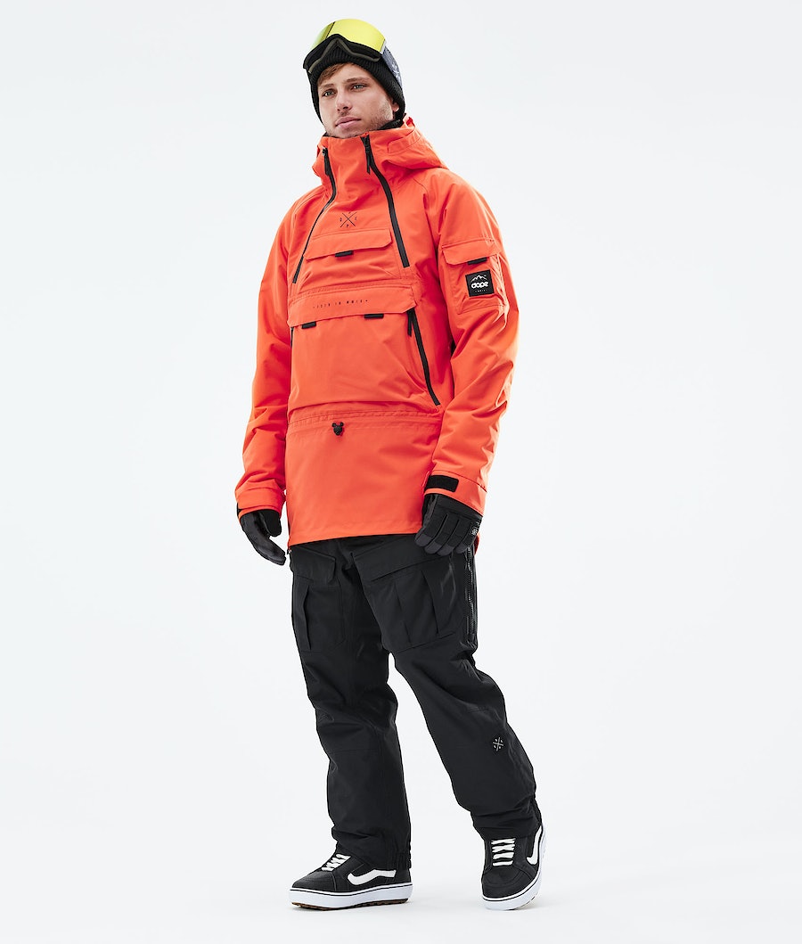 Dope Akin 2021 Snowboardjacke Herren Orange | 029-FLGRUZ
