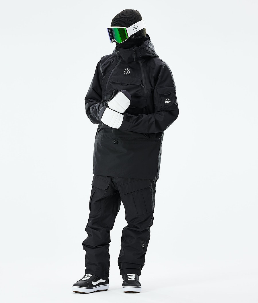 Dope Akin 2021 Snowboardjacke Herren Schwarz | 653-BLMVKR