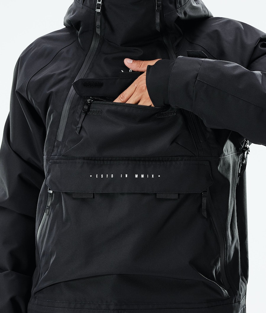 Dope Akin 2021 Snowboardjacke Herren Schwarz | 653-BLMVKR