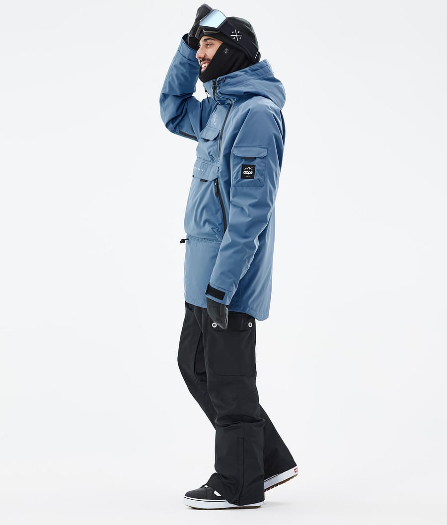 Dope Akin Snowboardjacke Herren Blau Grau | 415-OKEHGV