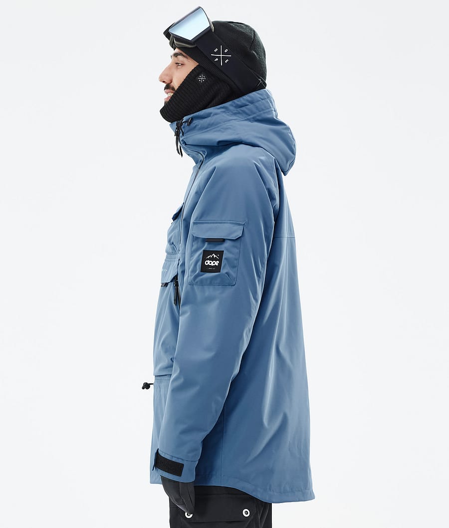 Dope Akin Snowboardjacke Herren Blau Grau | 415-OKEHGV