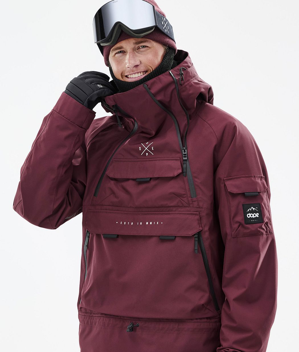 Dope Akin Snowboardjacke Herren Bordeaux | 425-EFYSGM