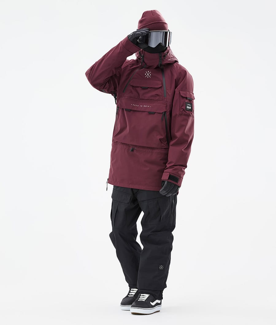 Dope Akin Snowboardjacke Herren Bordeaux | 425-EFYSGM