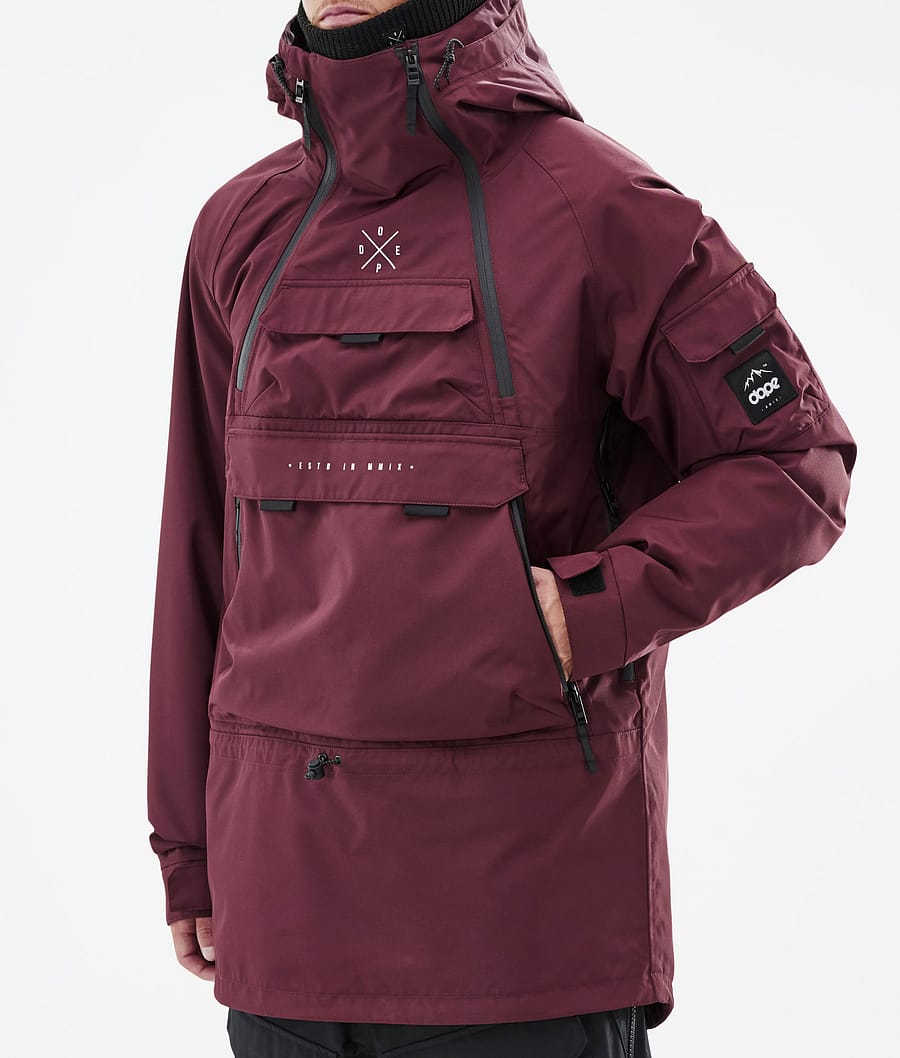 Dope Akin Snowboardjacke Herren Bordeaux | 425-EFYSGM