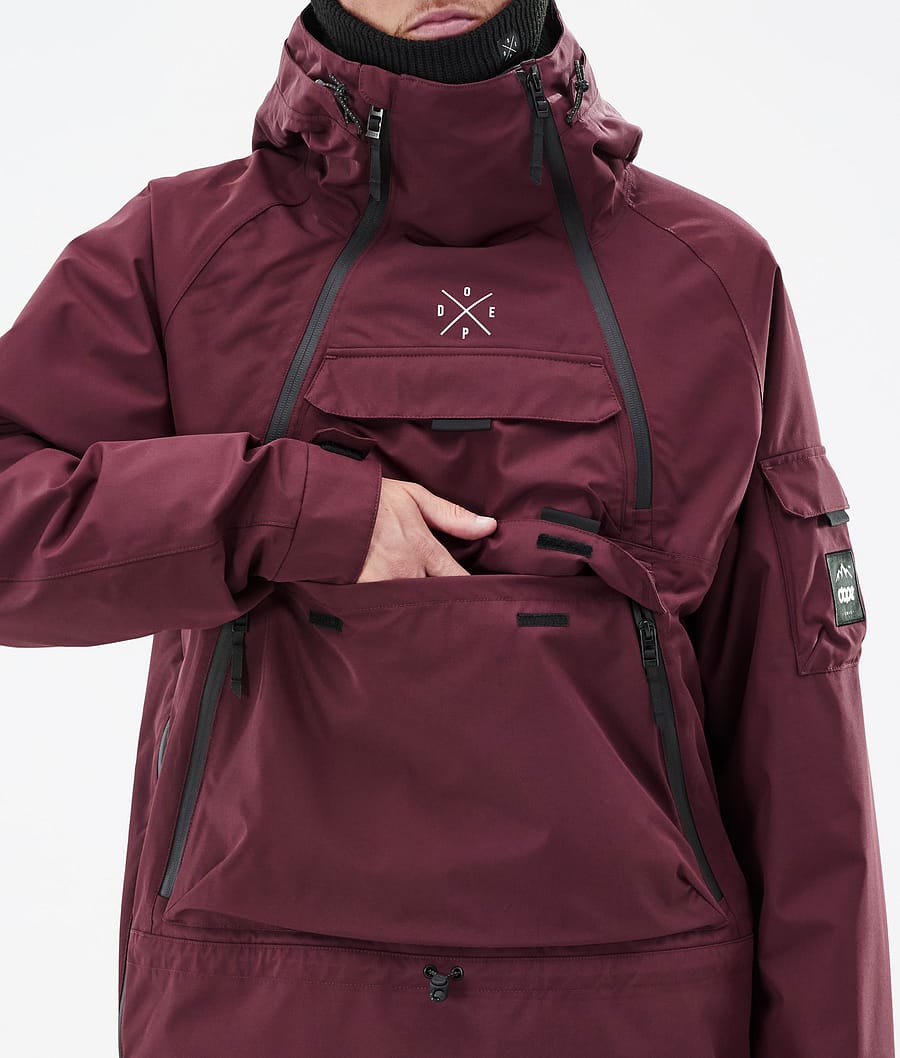 Dope Akin Snowboardjacke Herren Bordeaux | 425-EFYSGM