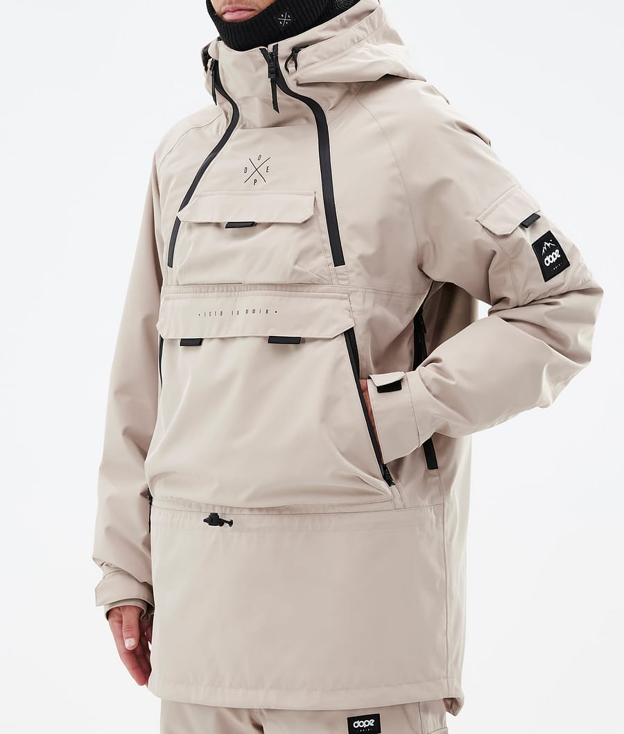Dope Akin Snowboardjacke Herren Braun | 867-BGULED
