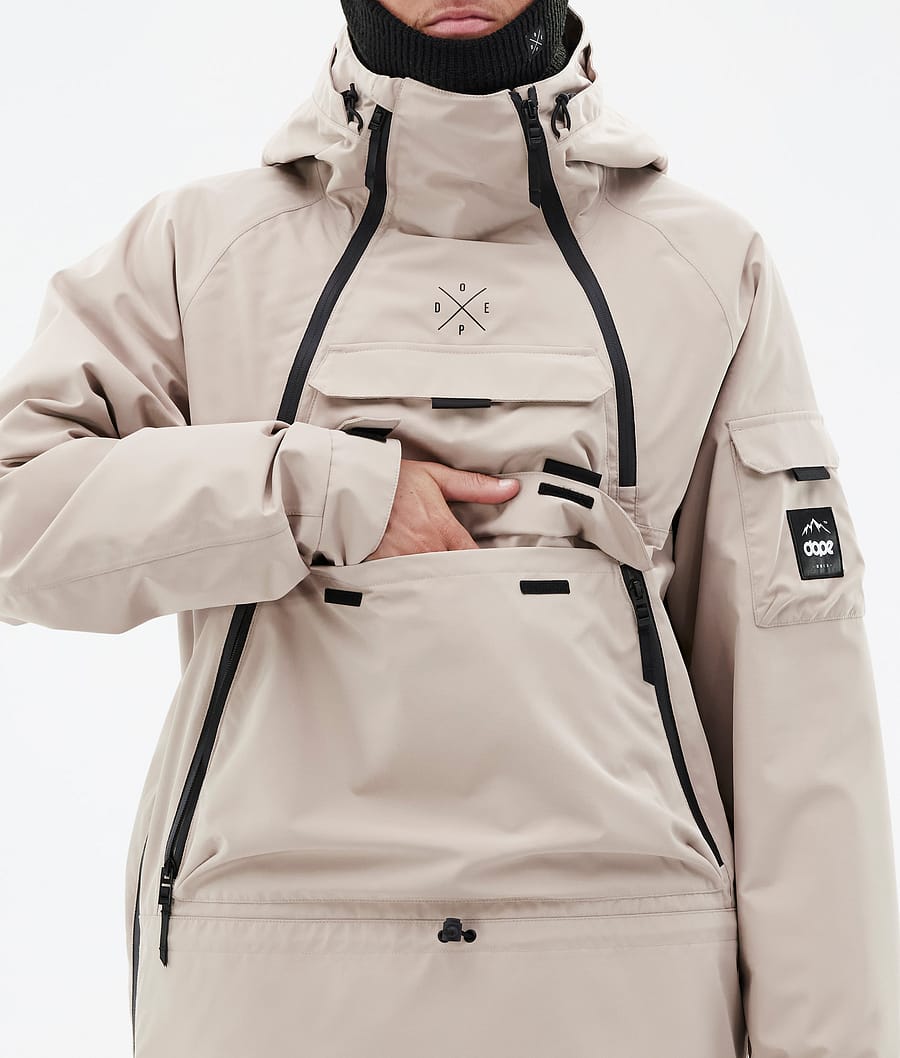 Dope Akin Snowboardjacke Herren Braun | 867-BGULED