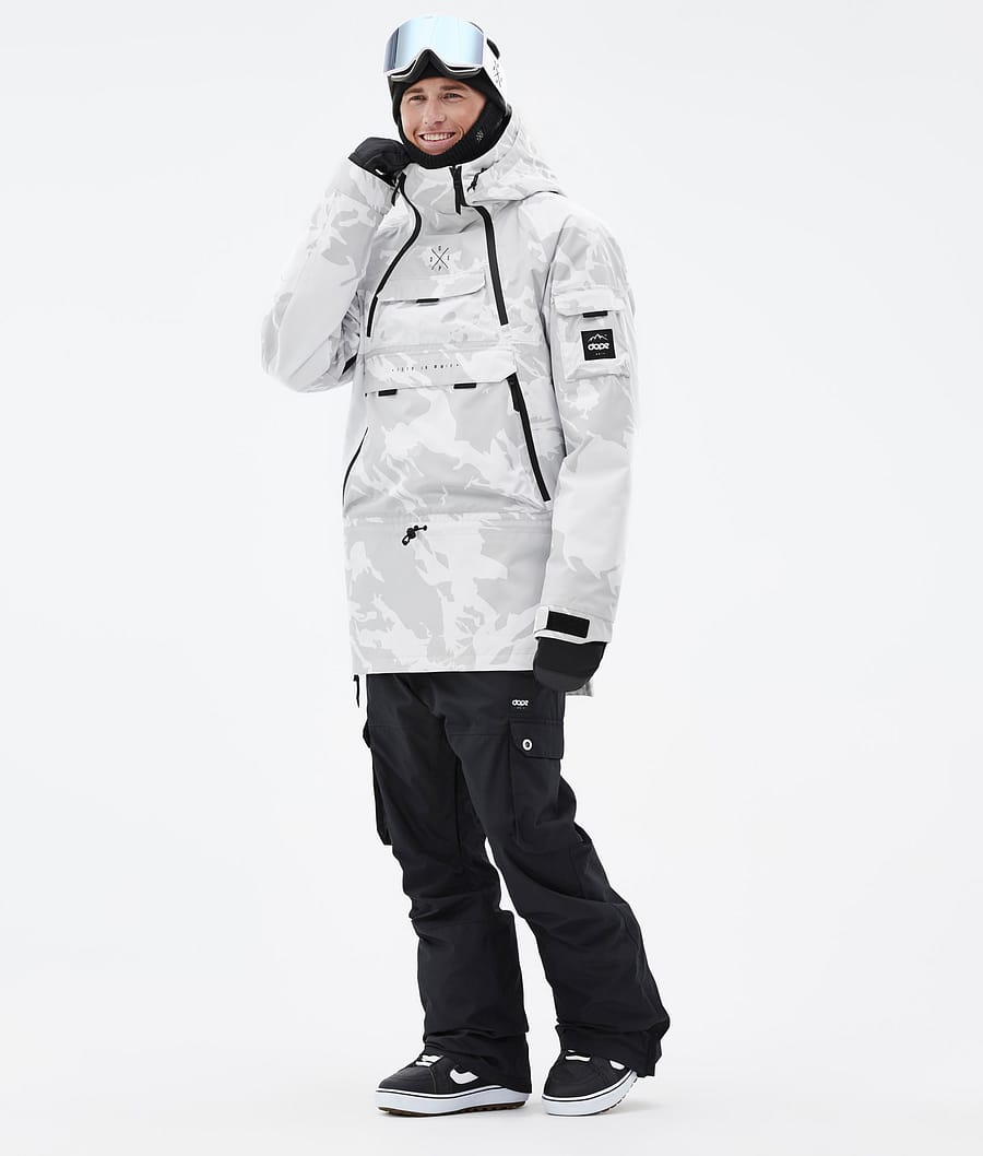 Dope Akin Snowboardjacke Herren Grau Camouflage | 796-CJAITE
