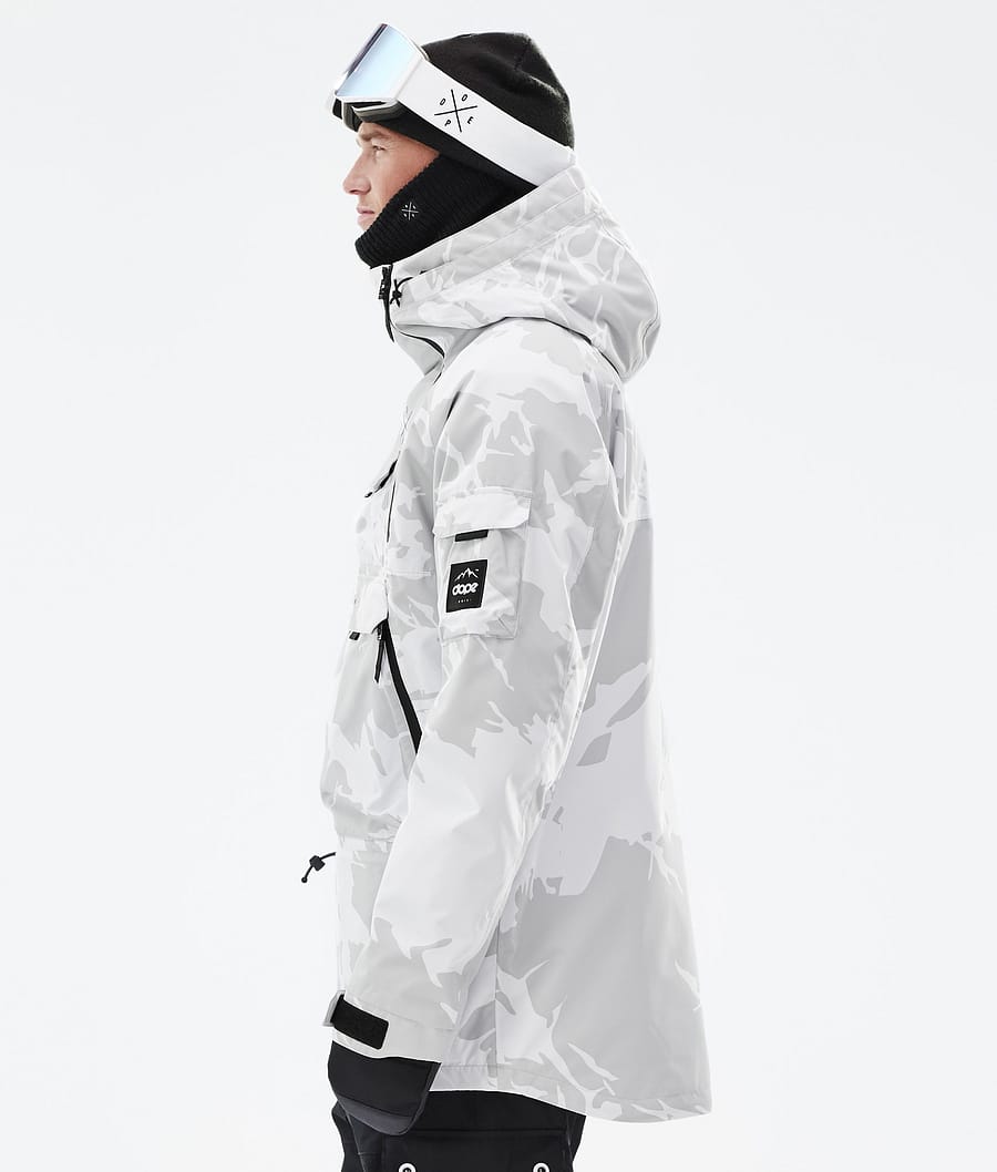 Dope Akin Snowboardjacke Herren Grau Camouflage | 796-CJAITE