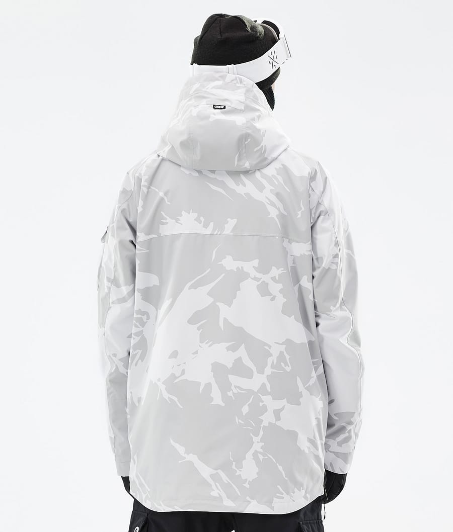 Dope Akin Snowboardjacke Herren Grau Camouflage | 796-CJAITE