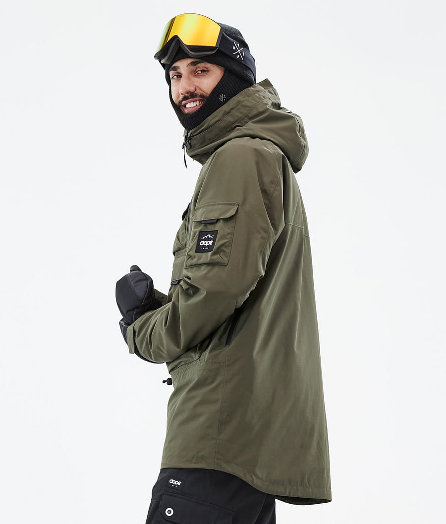 Dope Akin Snowboardjacke Herren Olivgrün Grün | 026-ZBENAS