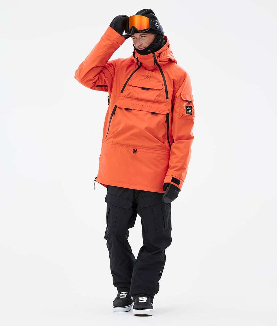 Dope Akin Snowboardjacke Herren Orange | 716-KYFEZR
