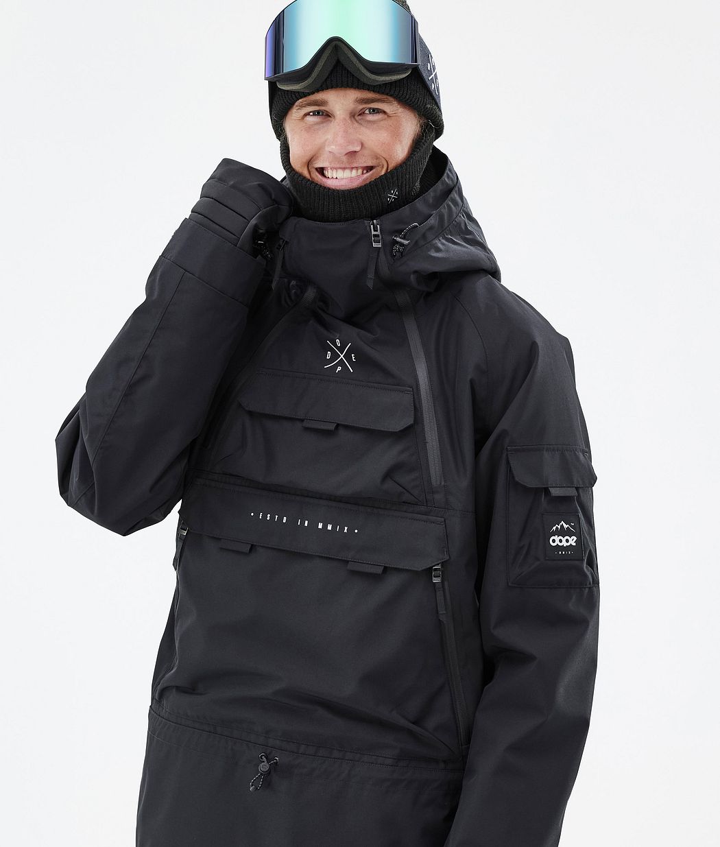 Dope Akin Snowboardjacke Herren Schwarz | 529-SCQGFY