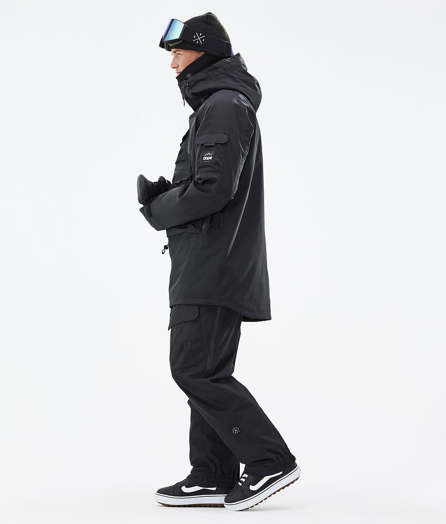 Dope Akin Snowboardjacke Herren Schwarz | 529-SCQGFY