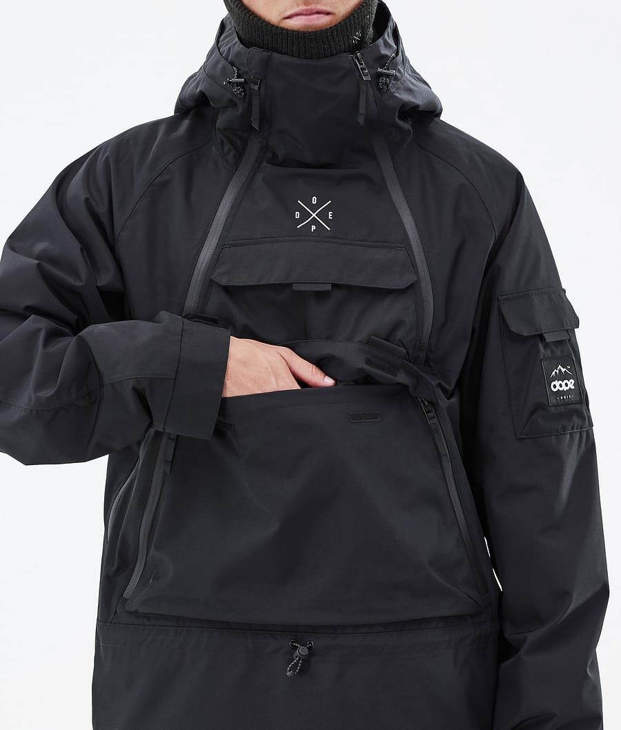 Dope Akin Snowboardjacke Herren Schwarz | 529-SCQGFY