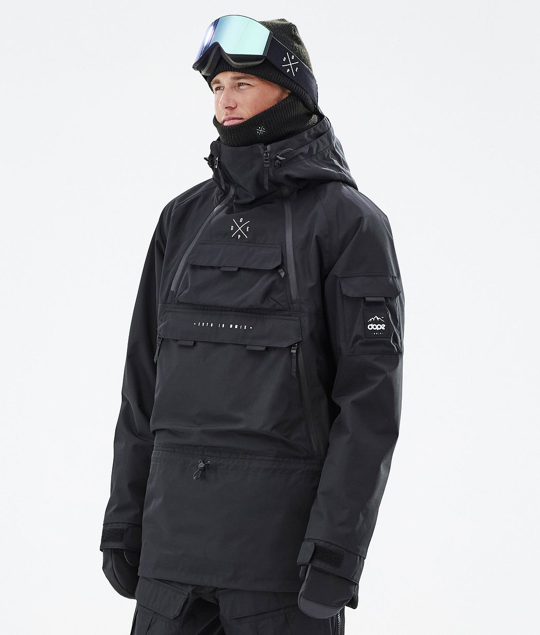 Dope Akin Snowboardjacke Herren Schwarz | 529-SCQGFY