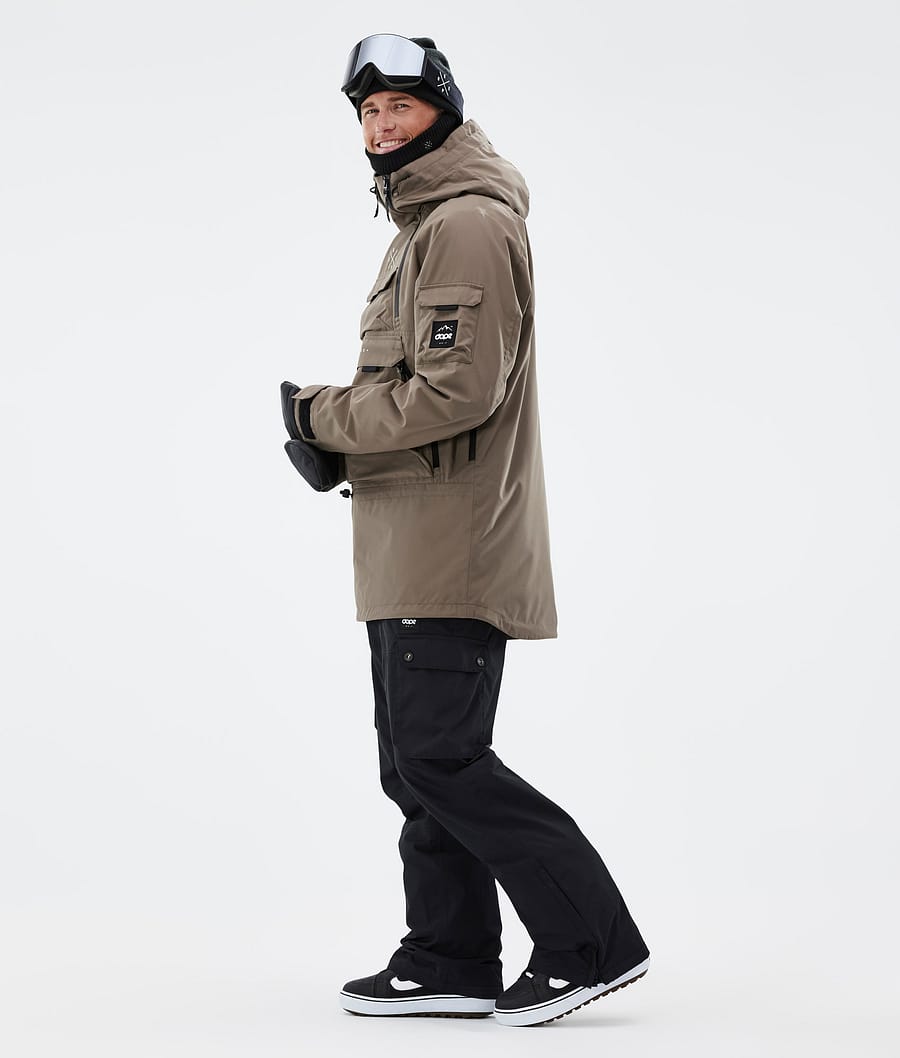 Dope Akin Snowboardjacke Herren Tiefesbraun | 608-VYNZPE