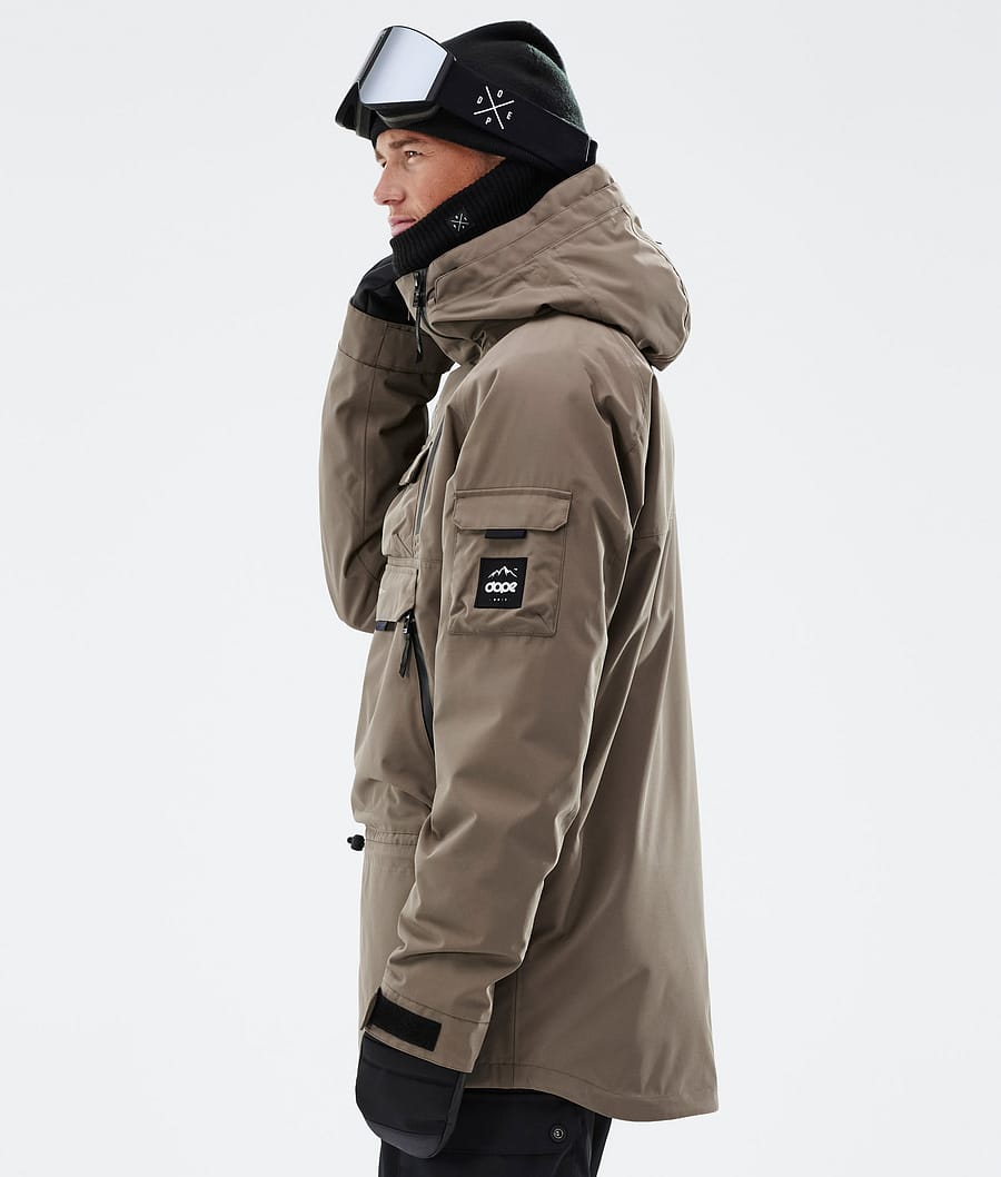 Dope Akin Snowboardjacke Herren Tiefesbraun | 608-VYNZPE