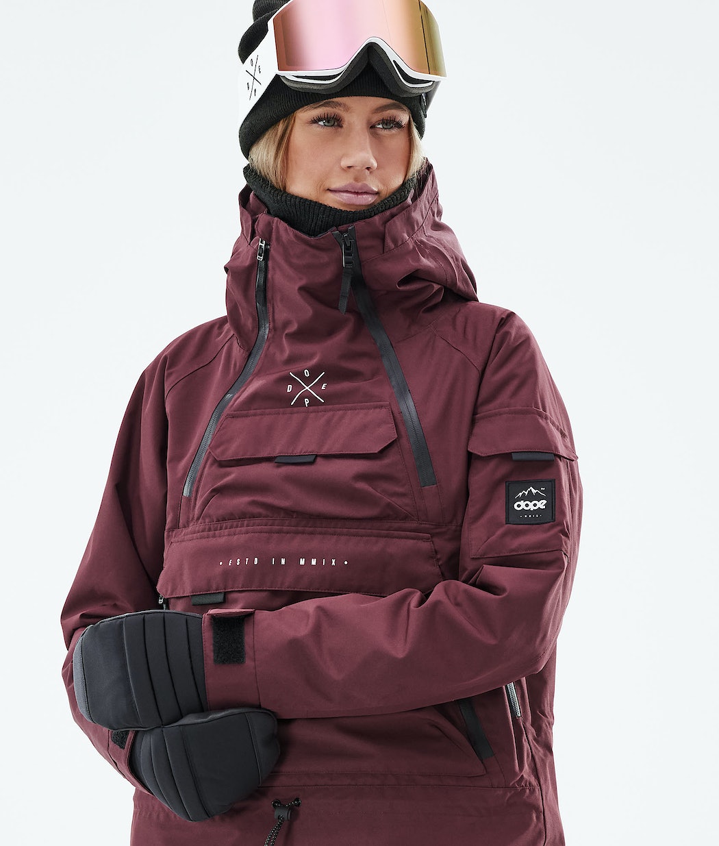 Dope Akin W 2019 Snowboardjacke Damen Bordeaux | 358-SVOUXP