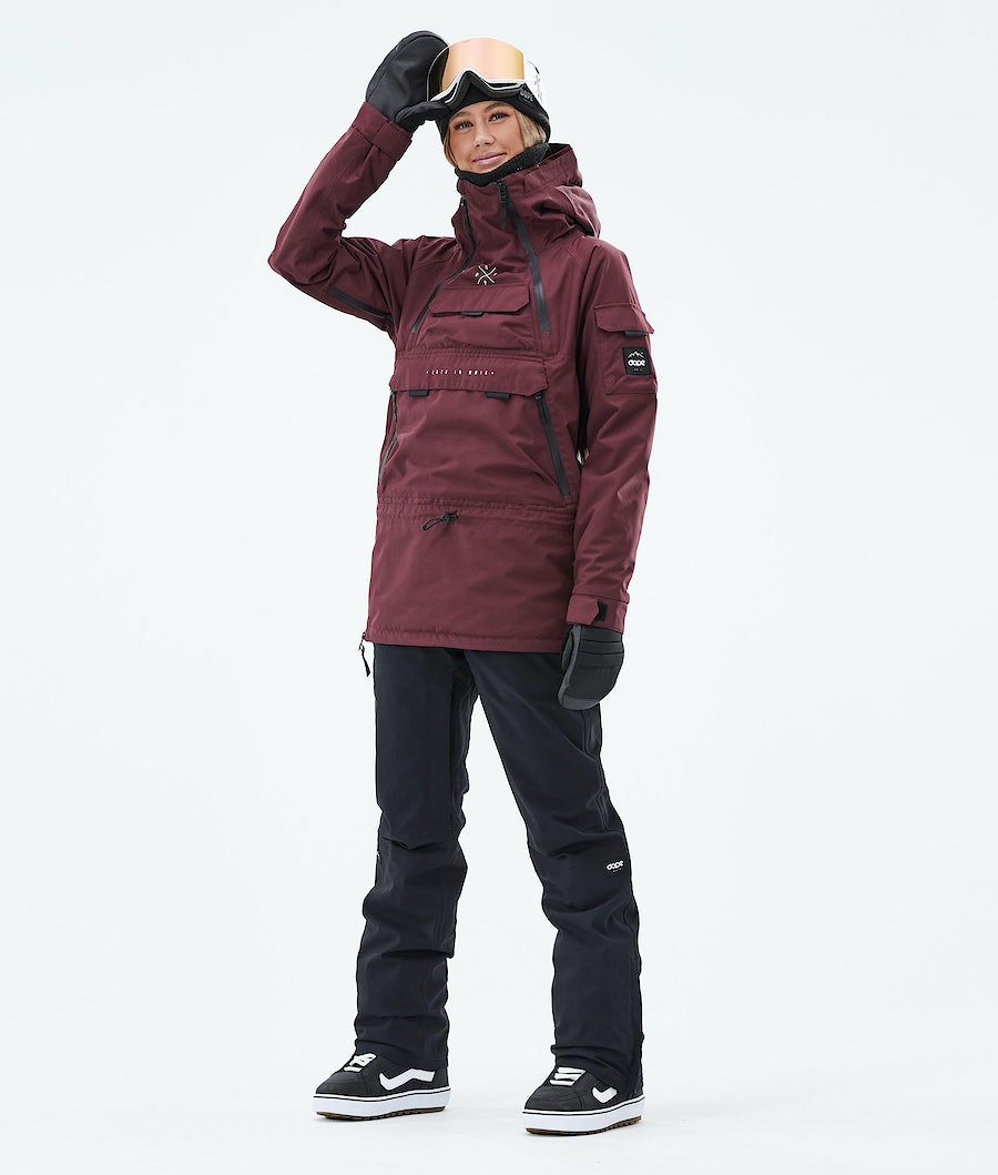 Dope Akin W 2019 Snowboardjacke Damen Bordeaux | 358-SVOUXP