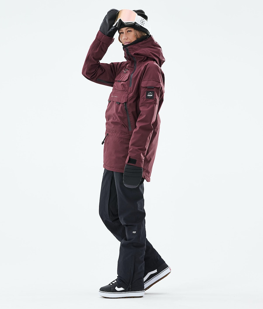 Dope Akin W 2019 Snowboardjacke Damen Bordeaux | 358-SVOUXP