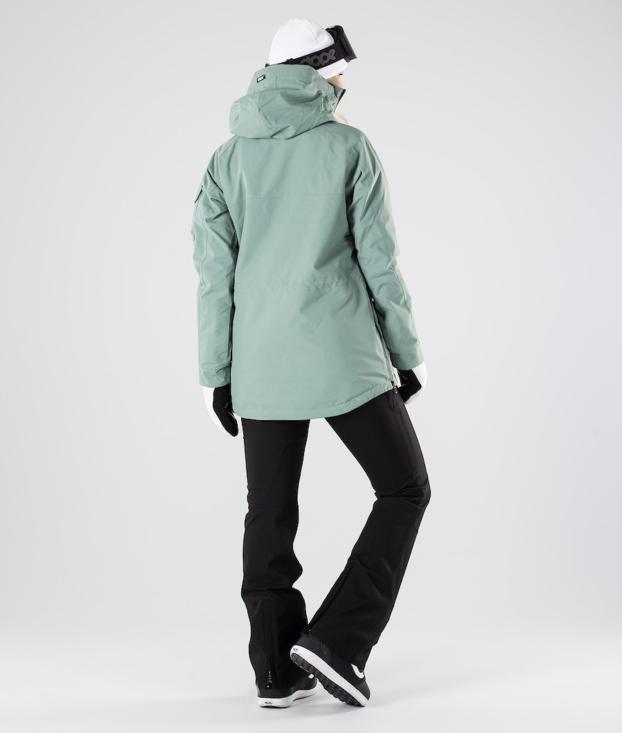 Dope Akin W 2019 Snowboardjacke Damen Grün | 946-GVAWLU