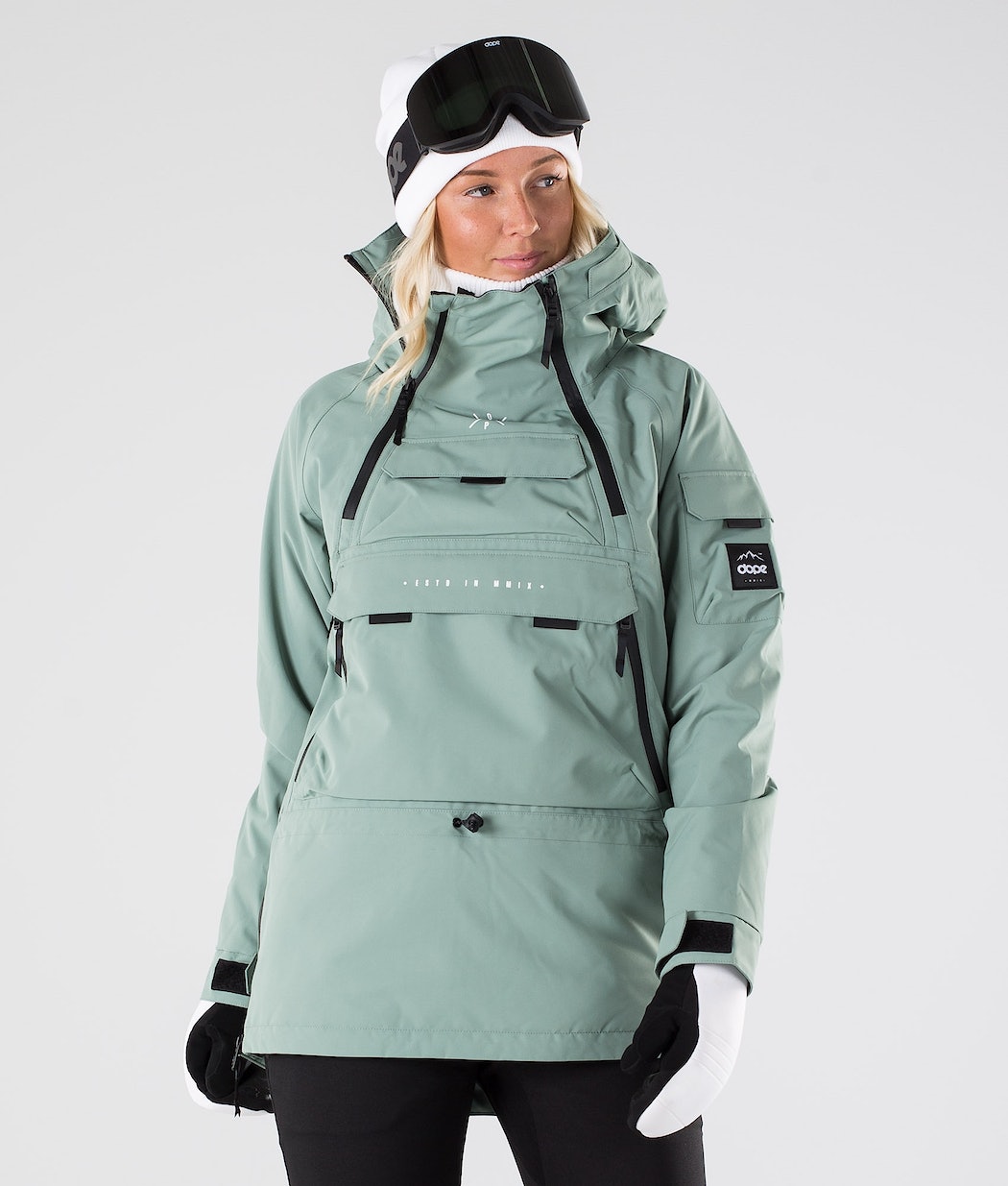Dope Akin W 2019 Snowboardjacke Damen Grün | 946-GVAWLU