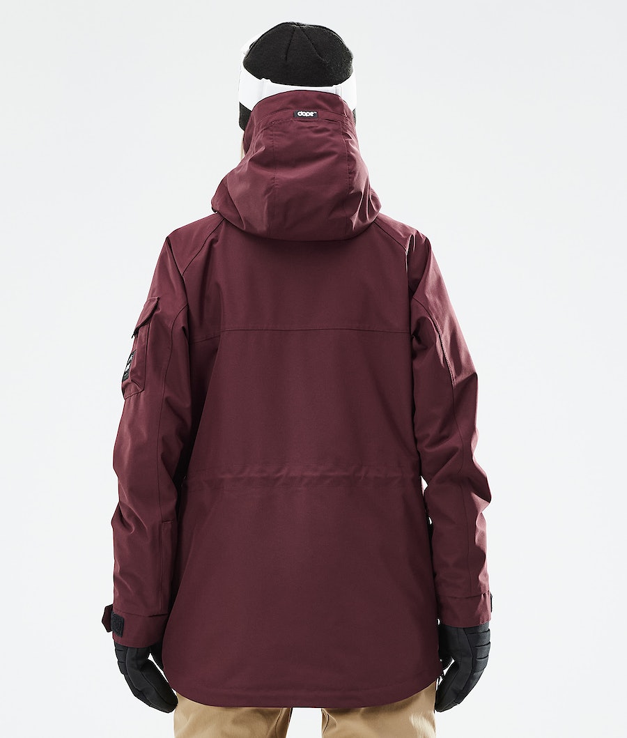Dope Akin W 2021 Snowboardjacke Damen Bordeaux | 901-KNFILB