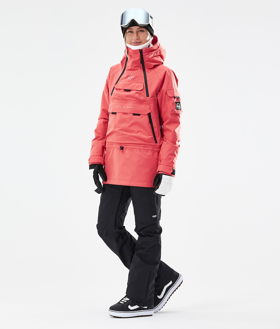 Dope Akin W 2021 Snowboardjacke Damen Koralle | 470-KUCJSA