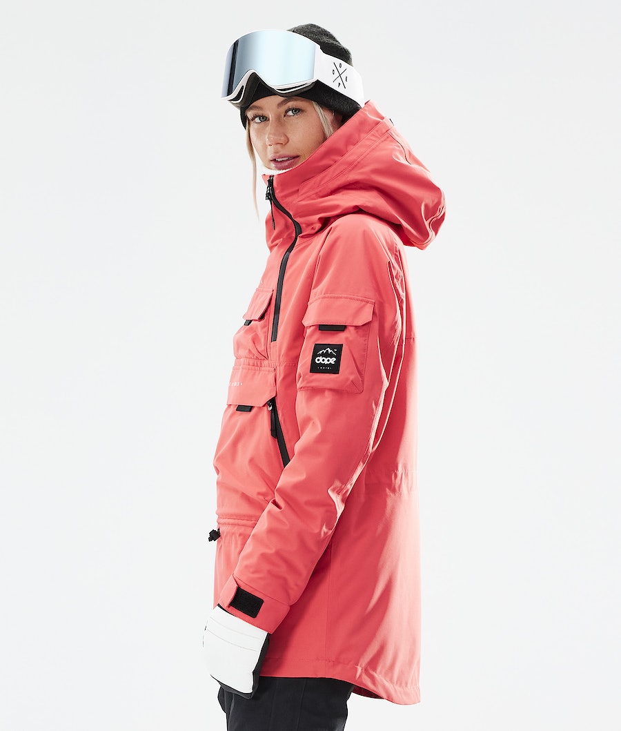 Dope Akin W 2021 Snowboardjacke Damen Koralle | 470-KUCJSA