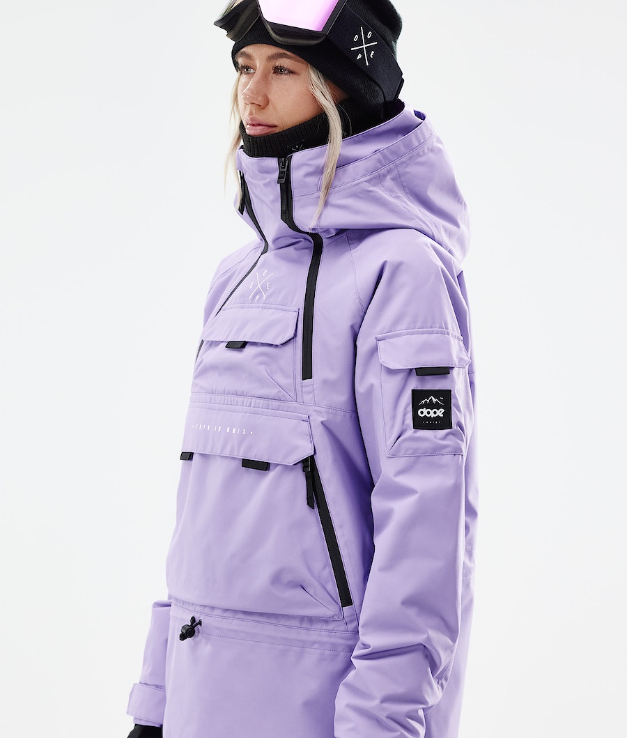 Dope Akin W 2021 Snowboardjacke Damen Lila | 056-QCVYTZ