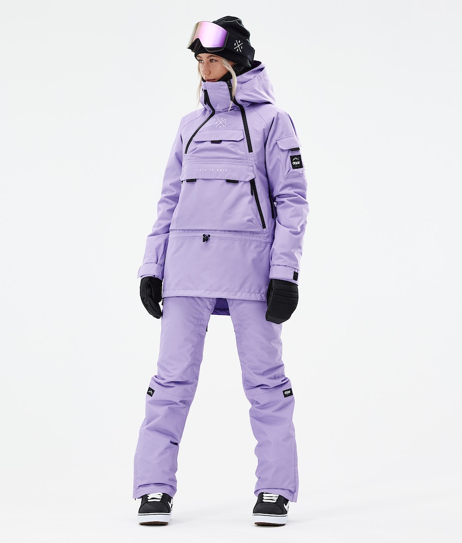 Dope Akin W 2021 Snowboardjacke Damen Lila | 056-QCVYTZ