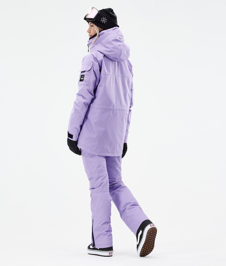 Dope Akin W 2021 Snowboardjacke Damen Lila | 056-QCVYTZ