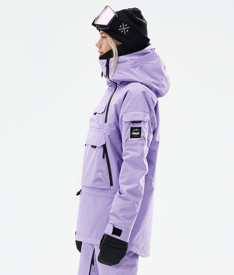 Dope Akin W 2021 Snowboardjacke Damen Lila | 056-QCVYTZ
