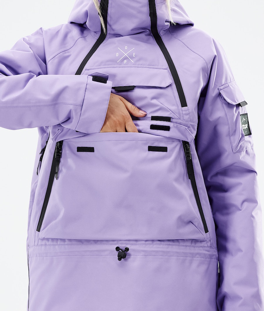 Dope Akin W 2021 Snowboardjacke Damen Lila | 056-QCVYTZ