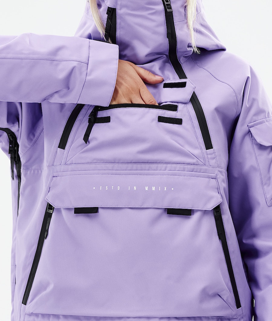 Dope Akin W 2021 Snowboardjacke Damen Lila | 056-QCVYTZ