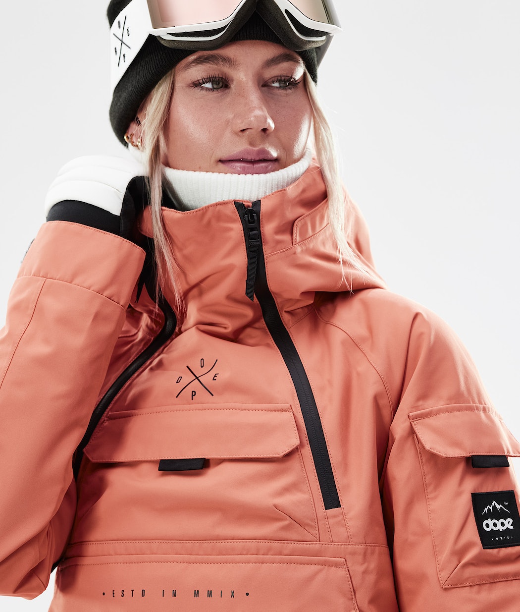 Dope Akin W 2021 Snowboardjacke Damen Orange | 573-AMYSGF