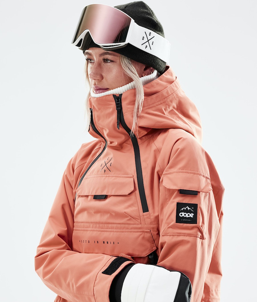Dope Akin W 2021 Snowboardjacke Damen Orange | 573-AMYSGF