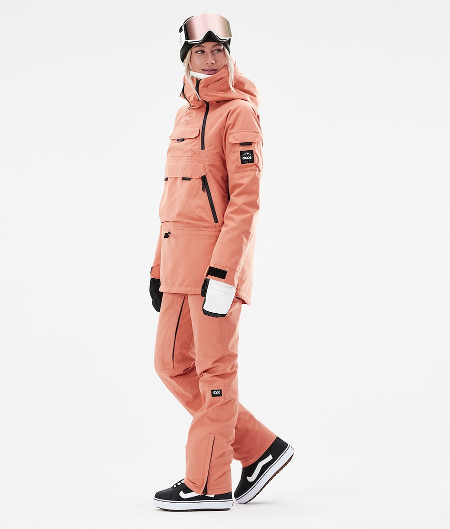 Dope Akin W 2021 Snowboardjacke Damen Orange | 573-AMYSGF
