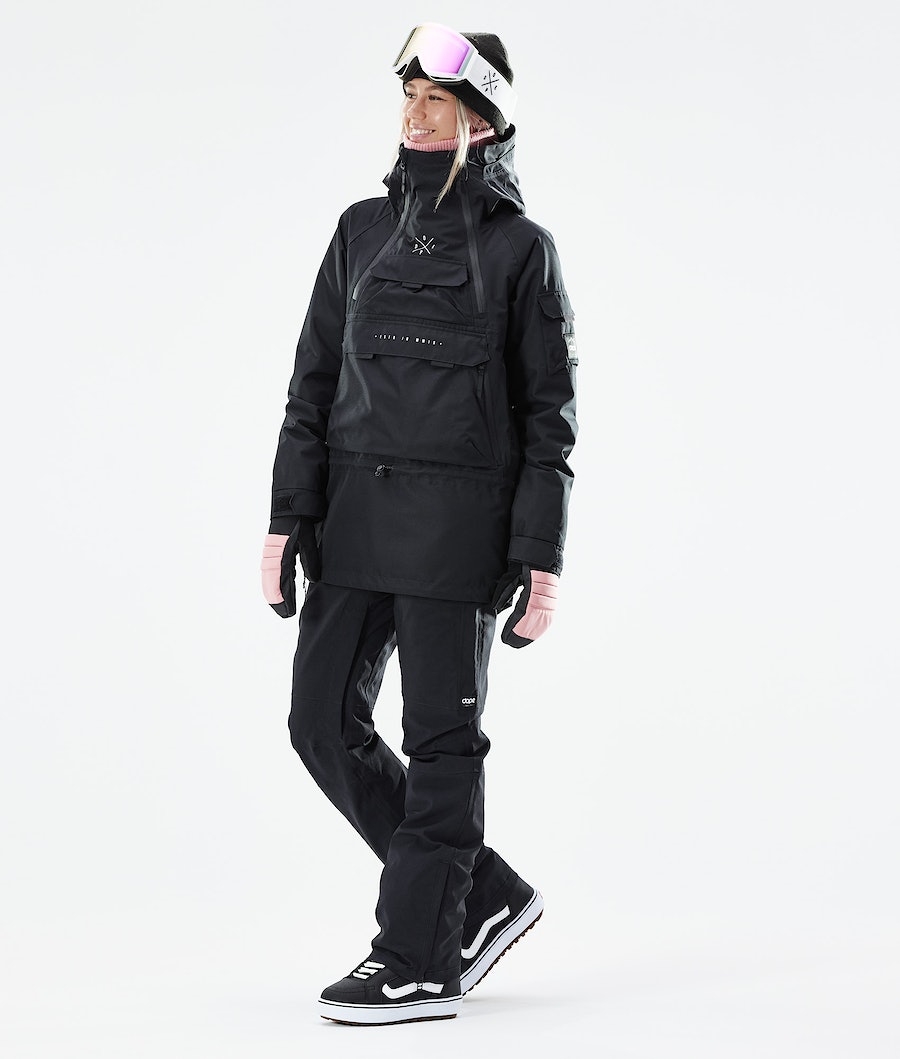 Dope Akin W 2021 Snowboardjacke Damen Schwarz | 825-XGQZVN