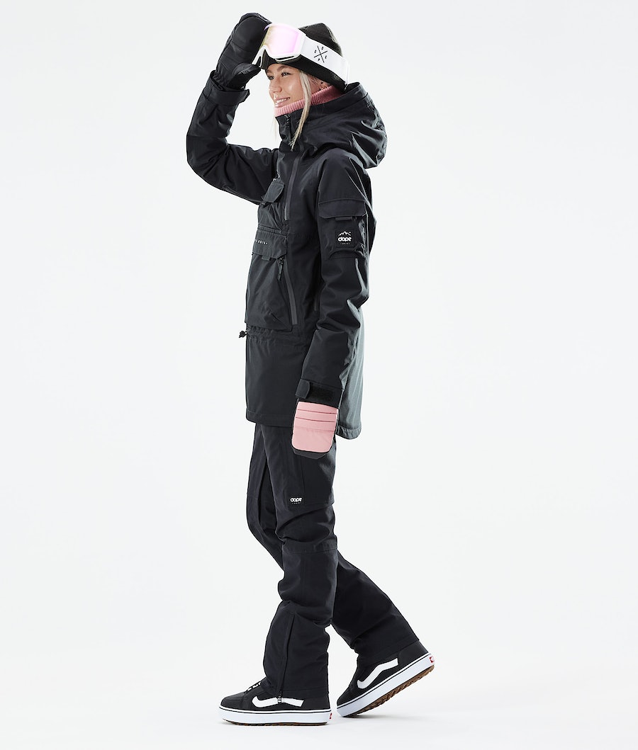 Dope Akin W 2021 Snowboardjacke Damen Schwarz | 825-XGQZVN
