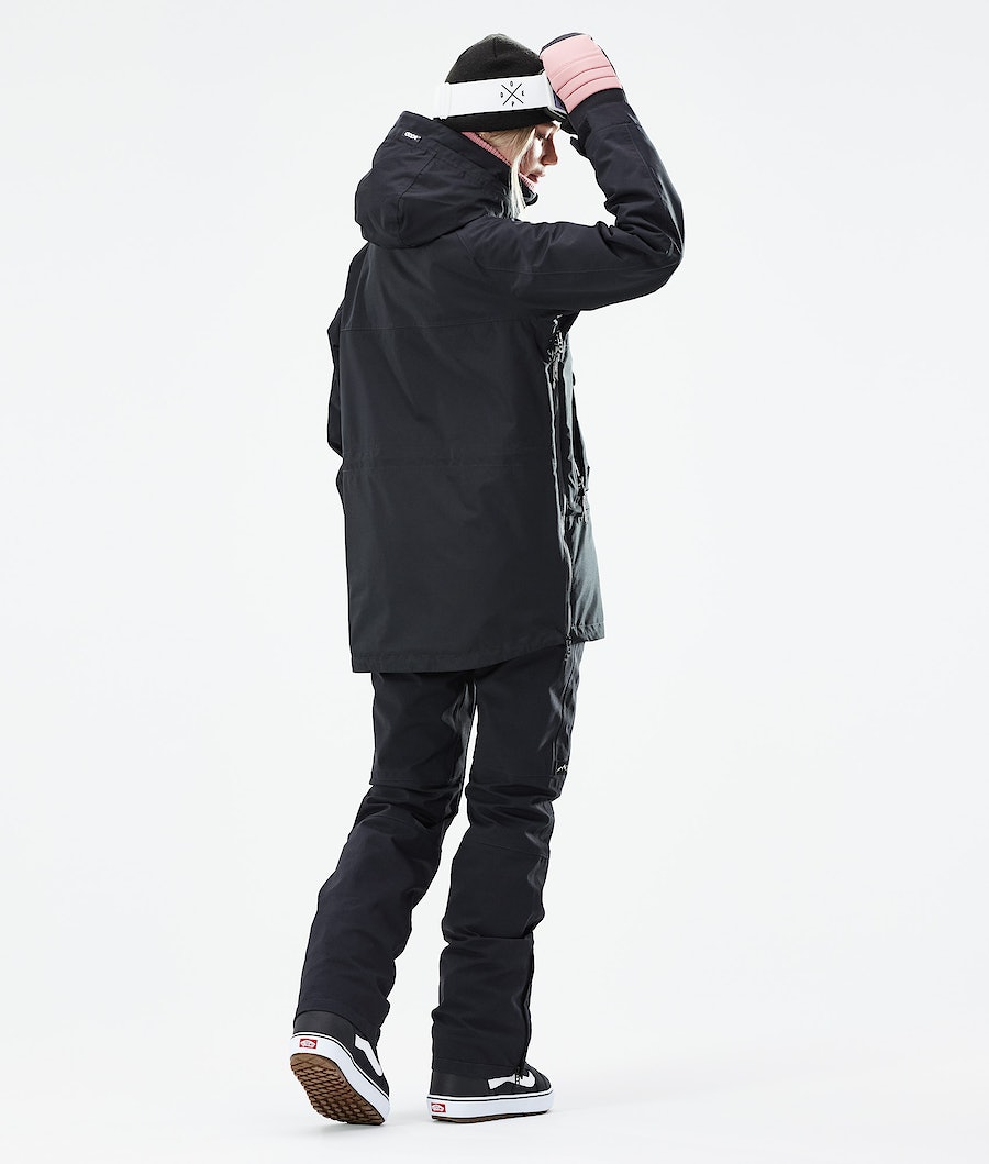 Dope Akin W 2021 Snowboardjacke Damen Schwarz | 825-XGQZVN