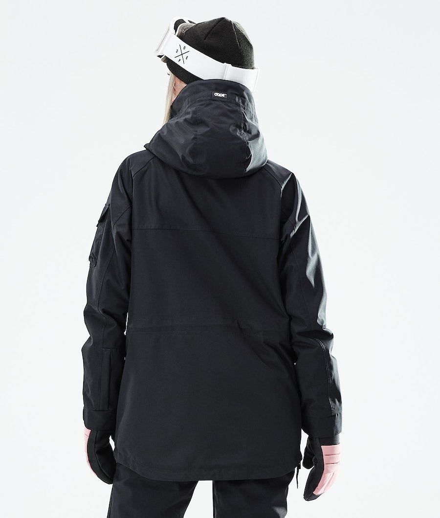 Dope Akin W 2021 Snowboardjacke Damen Schwarz | 825-XGQZVN