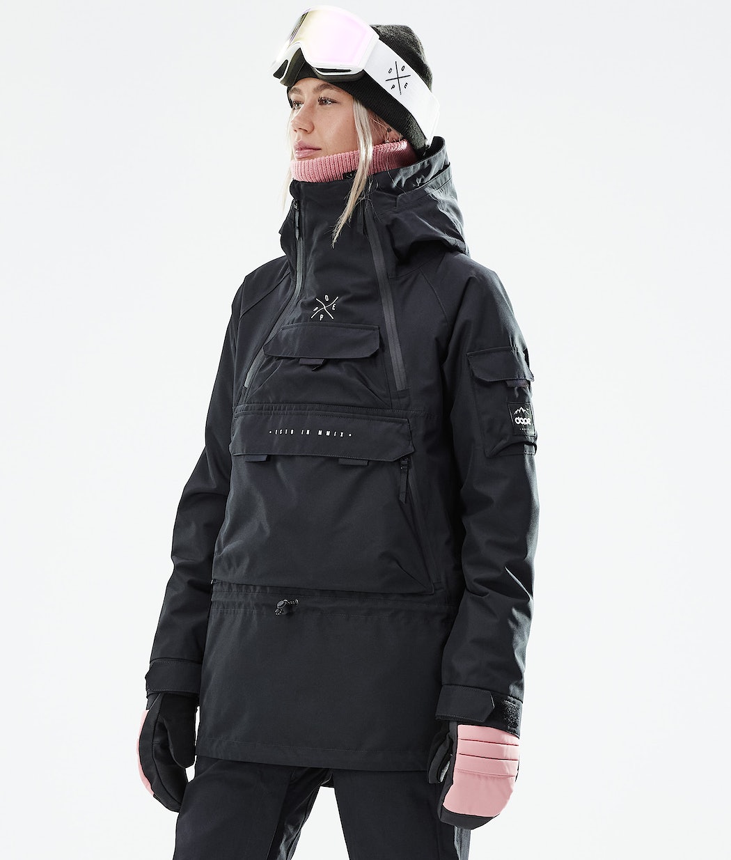 Dope Akin W 2021 Snowboardjacke Damen Schwarz | 825-XGQZVN